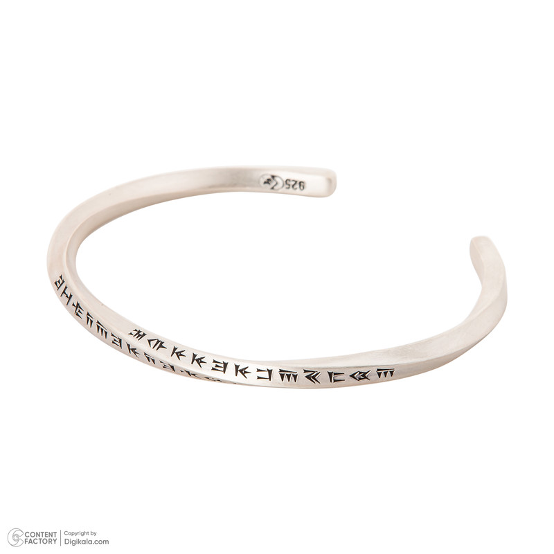 دستنبد نقره مردانه مهیار جولری مدل بنگل کد 05 دستنبد نقره مردانه مهیار جولری مدل بنگل کد 05