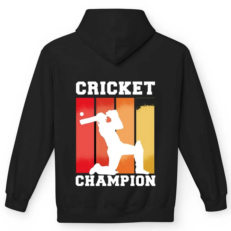 هودی مردانه مدل رشته ورزشی کریکت کد 2-918