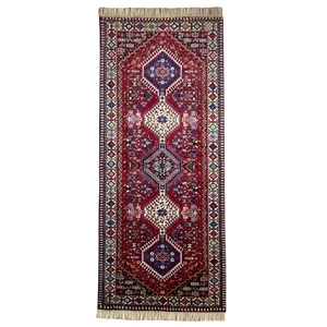 فرش دستباف کناره دو متری مدل یلمه قشقایی کد 947