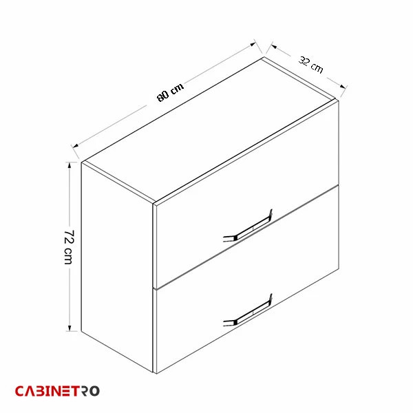 کابینت جکی فلفور کابینت مدل 80 cm