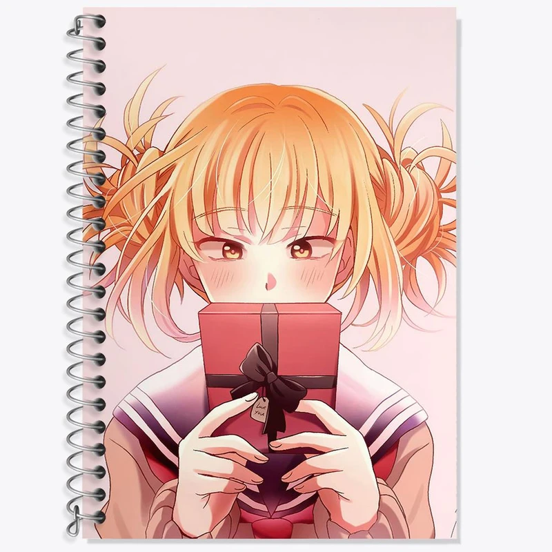 دفتر زبان 50 برگ خندالو مدل دو خط طرح توگا هیمیکو انیمه آکادمی قهرمان من کد 11574