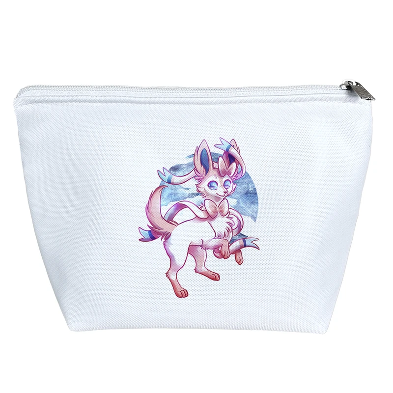 کیف لوازم آرایش دخترانه خندالو مدل سیلوئون انیمه پوکمون کد 1423