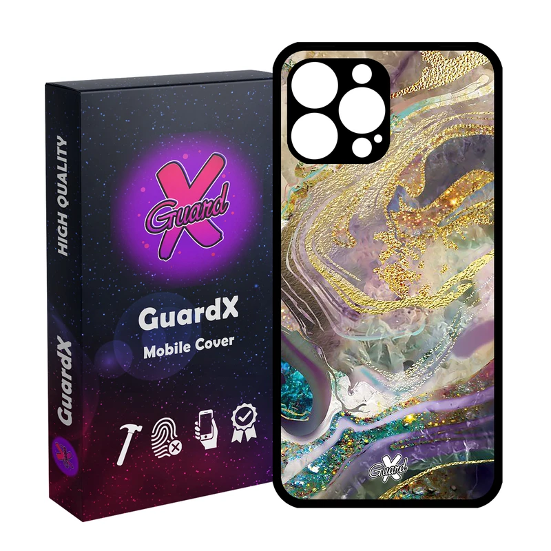 کاور گارد ایکس طرح ماربل مدل Glass10295 مناسب برای گوشی موبایل اپل iPhone 13 Pro Max