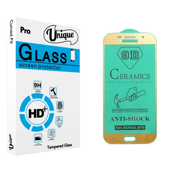 محافظ صفحه نمایش سرامیکی يونيک مدل +Clear مناسب برای گوشی موبایل سامسونگ Galaxy A5 2017/ A520