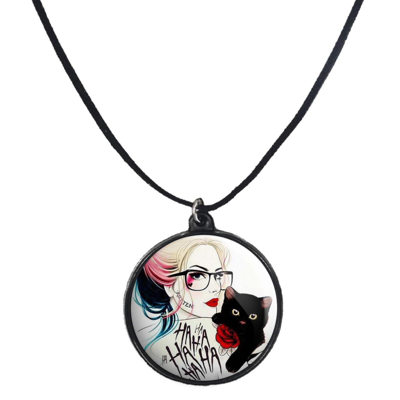 گردنبند پرمانه طرح دخترونه کد pmb.4592 مدل دو طرفه