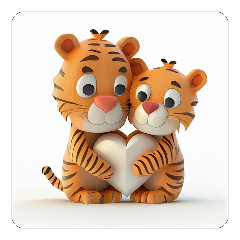 مگنت کاکتی طرح حیوانات کارتونی مدل mp28340