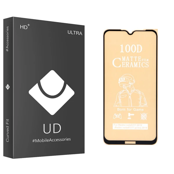 محاظ صفحه نمایش مات یو دی مدل ULTRA مناسب برای گوشی موبایل شیائومی Redmi Note 8