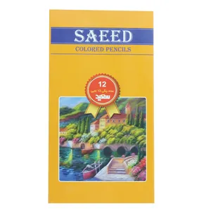 مداد رنگی 12 رنگ سعید کد H-OR12