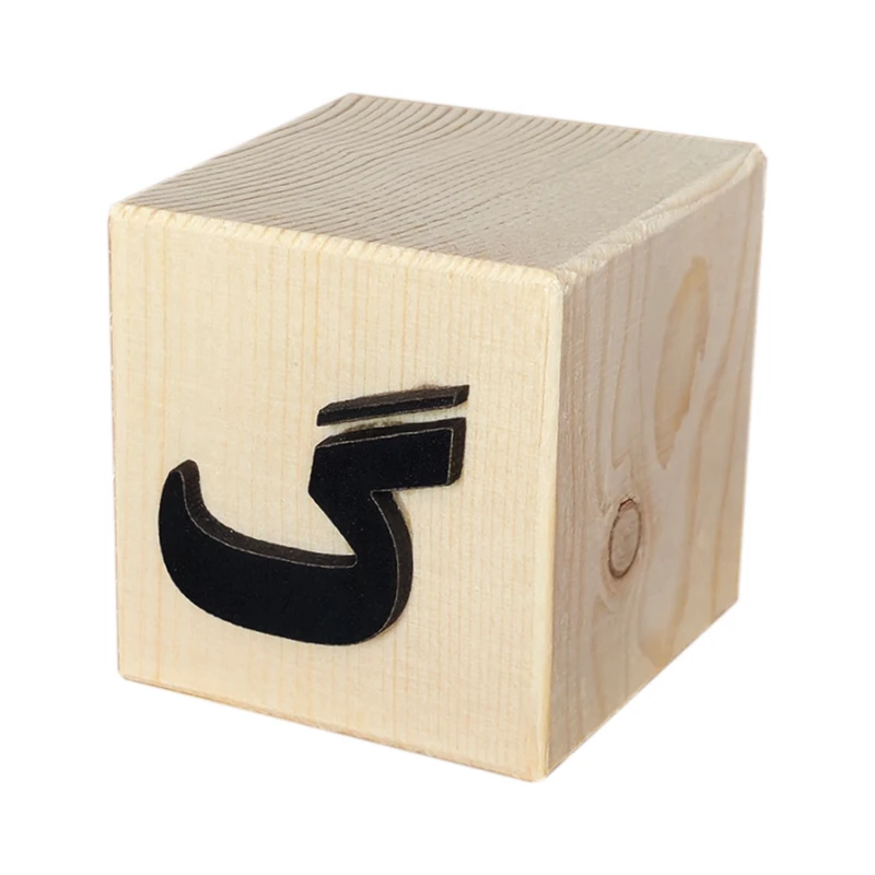 استند رومیزی تزیینی مدل مکعب اسم فارسی طرح حرف  گ