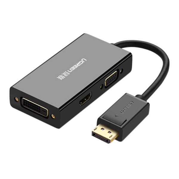 مبدل DisplayPort به VGA/HDMI/DVI یوگرین مدل 20420