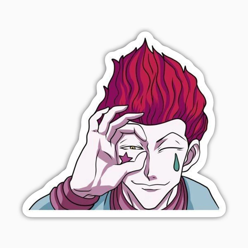 استیکر لپ تاپ و موبایل بووم طرح انیمه Hunter X Hunter مدل Hisoka1 کد JD23 