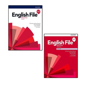 کتاب English File Elementary Fourth Edition اثر جمعی از نویسندگان انتشارات آکسفورد 2 جلدی