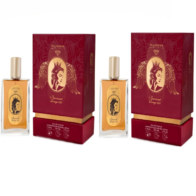 ادوپرفیوم زنانه مومیا مدل باکارات رژ 540 گلهای شرقی با رایحه شیرین و معتدل حجم 50 میلیلیتر مجموعه 2 عددی ادوپرفیوم زنانه مومیا مدل باکارات رژ 540 گلهای شرقی با رایحه شیرین و معتدل حجم 50 میلیلیتر مجموعه 2 عددی