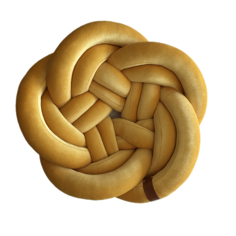 کوسن مدل گره ای گل پنج پر