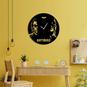 ساعت دیواری ماهوت طرح بتمن و جوکر کد 020
