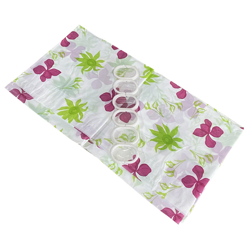 پرده حمام کد PH338 سایز 180x180 سانتی متر