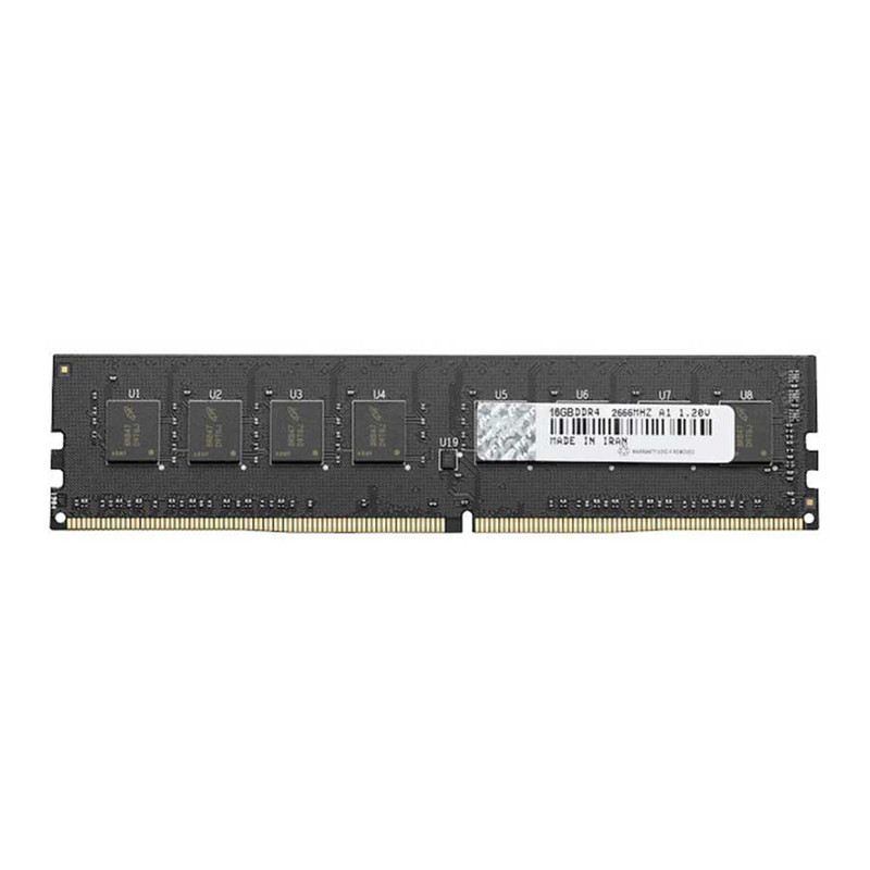 رم دسکتاپ DDR5 تک کاناله 4800 مگاهرتز CL40 فدک مدل U-DIMM ظرفیت 16 گیگابایت