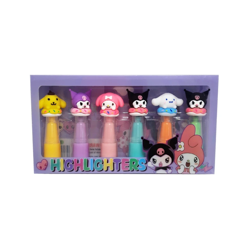 ماژیک علامت گذار مدل كرومی  و دوستان بسته 6 عددی