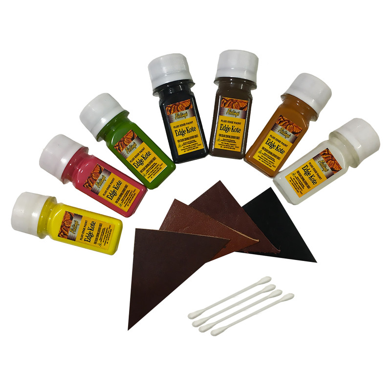 رنگ لبه چرم ادج کوت مدل Ek-Pro-7Pack حجم 30 میلی لیتر  بسته 7 عددی