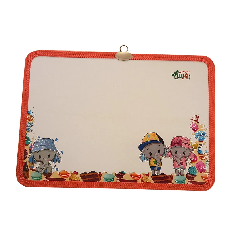 تخته وایت برد رویش مدل فیل کد animal -B سایز 24x34 سانتی متر