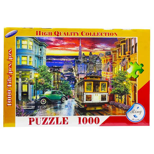 پازل 1000 تکه رینگ طرح منظره بهاری نیویورک