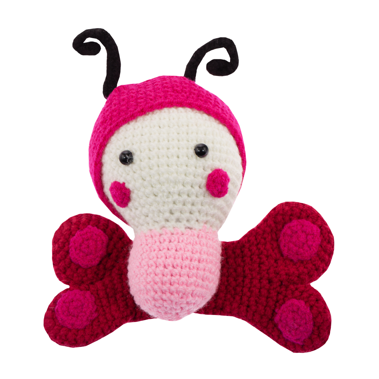 عروسک بافتنی مدل پروانه