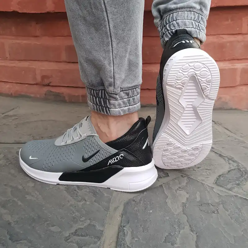 کفش پیاده روی مدل Air Max 270 GR رنگ طوسی