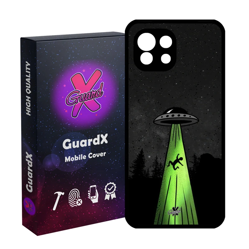 کاور گارد ایکس طرح سفینه فضایی مدل Glass10704 مناسب برای گوشی موبایل شیائومی  Mi 11 Lite