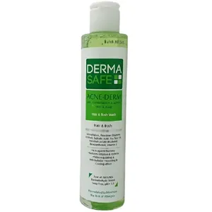 شامپو مو و بدن درماسیف مدل Acne Derm حجم 250 میلی لیتر