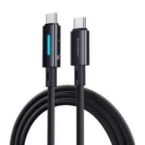 کابل تبدیل USB-C بیسوس مدل Lit Button-Control 100W طول 2 متر