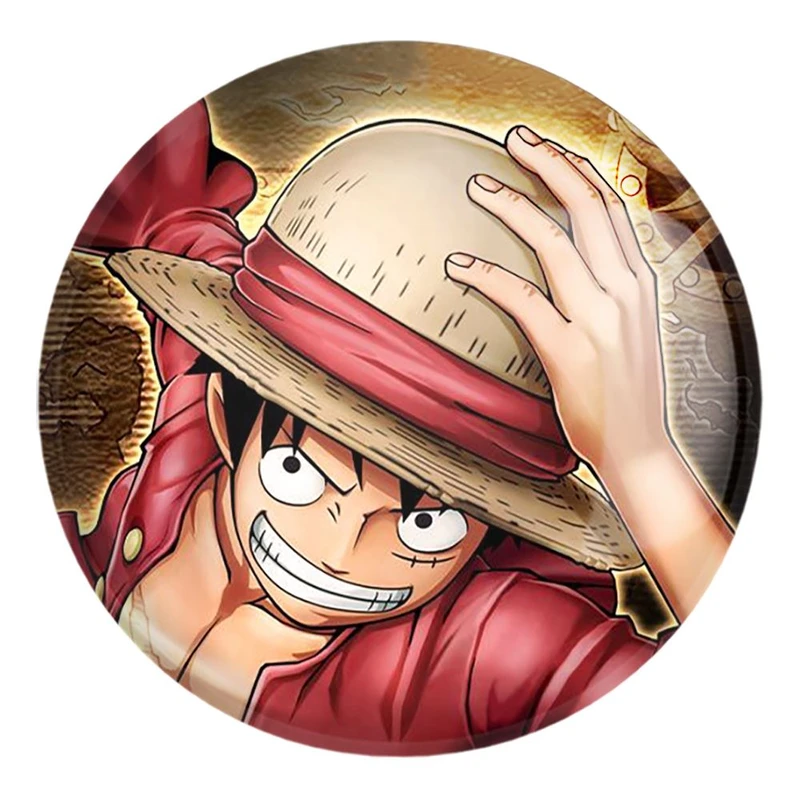 پیکسل خندالو طرح لوفی انیمه وان پیس One Piece کد 10539 مدل بزرگ