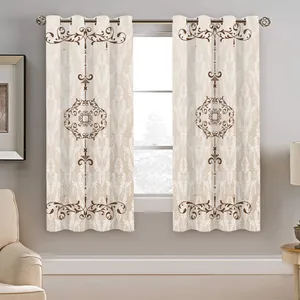 پرده نیروانا طرح سنتی مدل مخمل کد 8950  سایز 140×200 سانتی متر