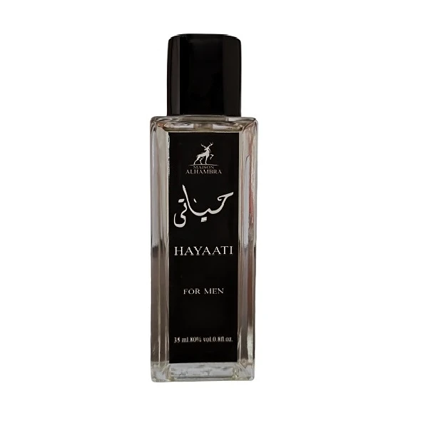 عطر جیبی مردانه الحمبرا مدل حیاتی حجم 30 میلی لیتر