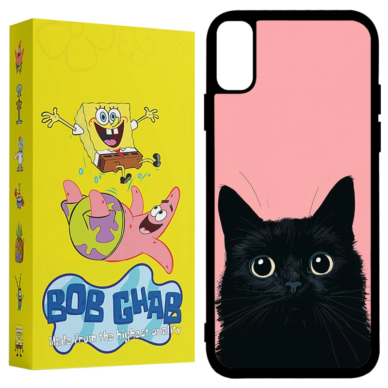 کاور باب قاب طرح گربه مدل BCPX مناسب برای گوشی موبایل اپل iPhone X / XS