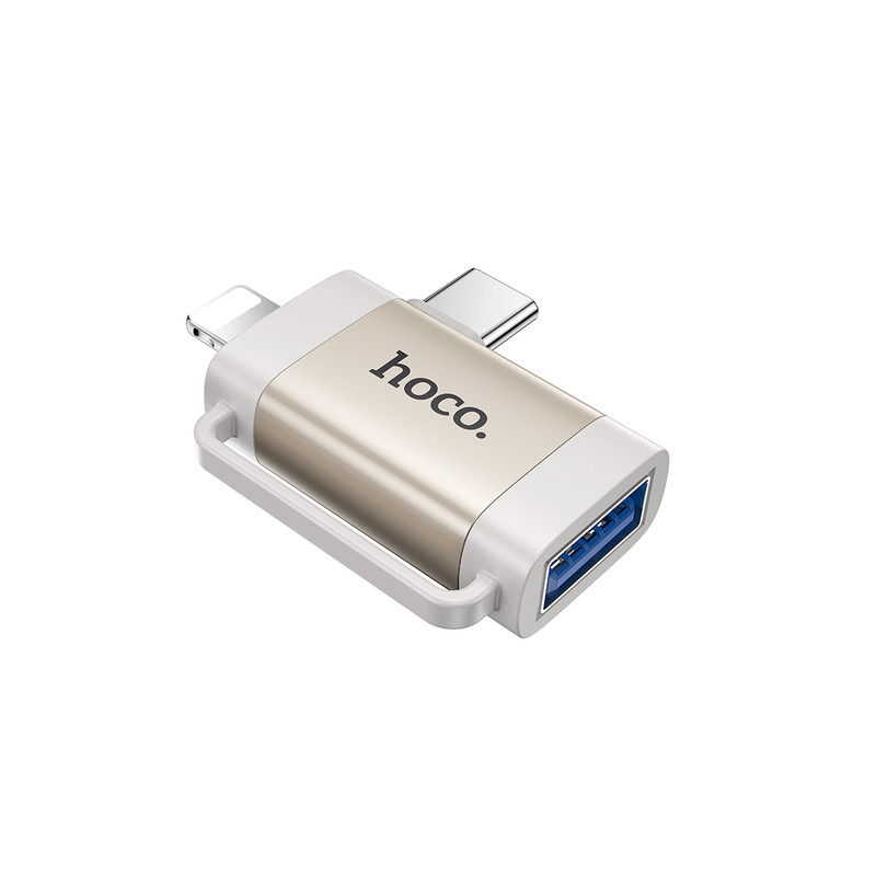 دانگل بلوتوث هوکو مدل UA31F (2IN1) USB-A TO IPHONE/TYPE-C