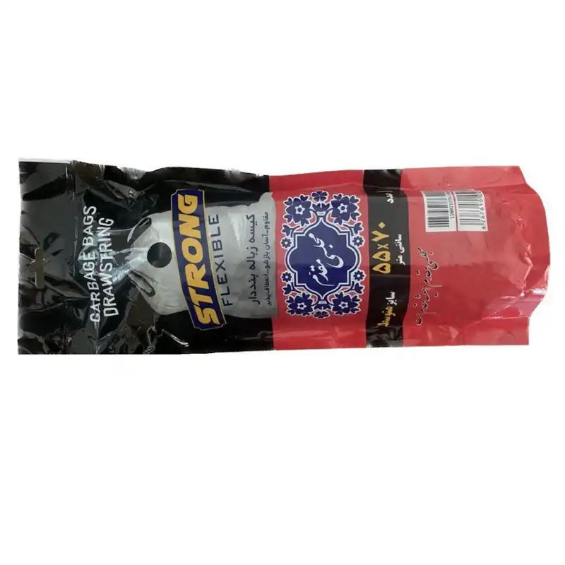 کیسه زباله مجلسی مقدم مدل بند دار بسته 15 عددی