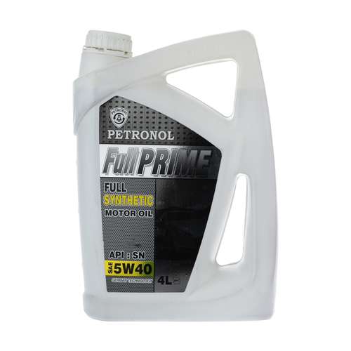 روغن موتور خودرو پترونول مدل فول پرایم سینتتیک SAE 5W-40 ظرفیت 4 لیتر