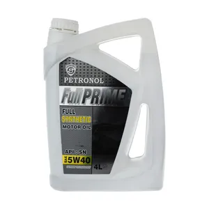 روغن موتور خودرو پترونول مدل فول پرایم سینتتیک SAE 5W-40 ظرفیت 4 لیتر