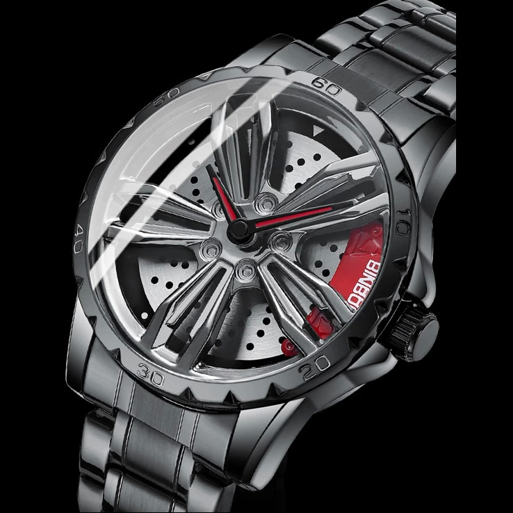 ساعت مچی عقربه ای مدل ROTATION WHEEL