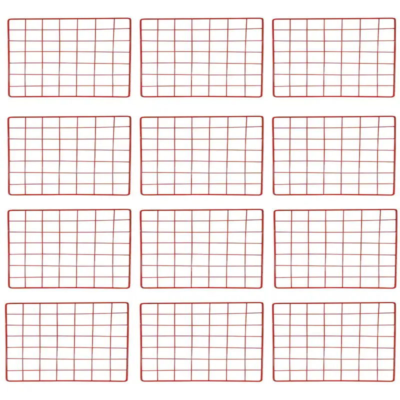قفسه فلزی مدل مشبک بسته 12 عددی