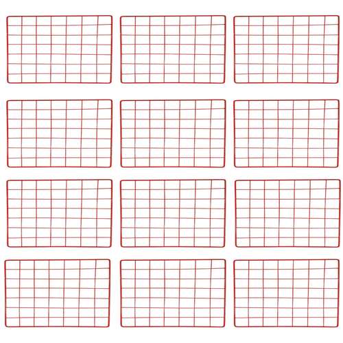  قفسه فلزی مدل مشبک بسته 12 عددی
