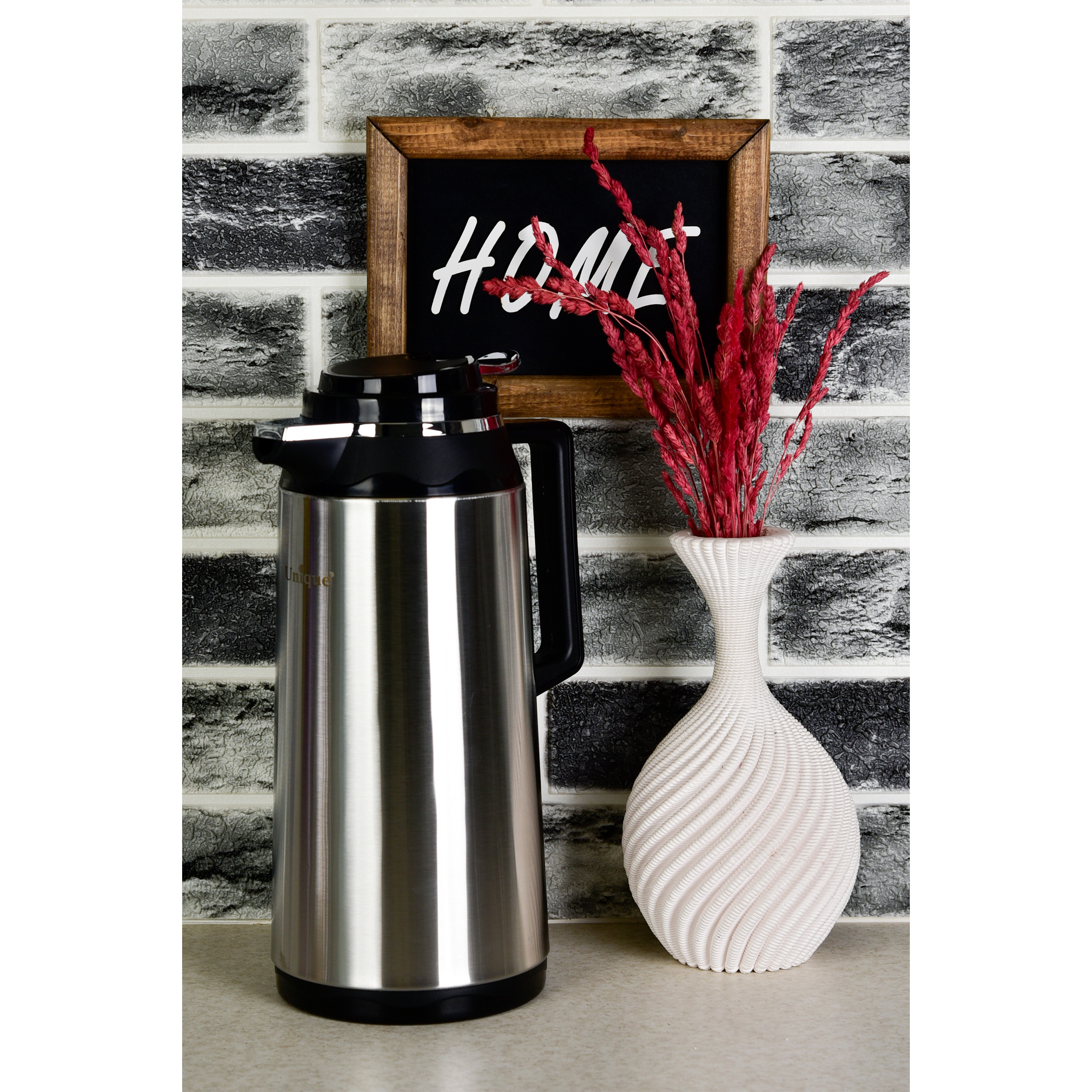 فلاسک یونیک مدل استیل کد 1887 گنجایش 1.6 لیتر