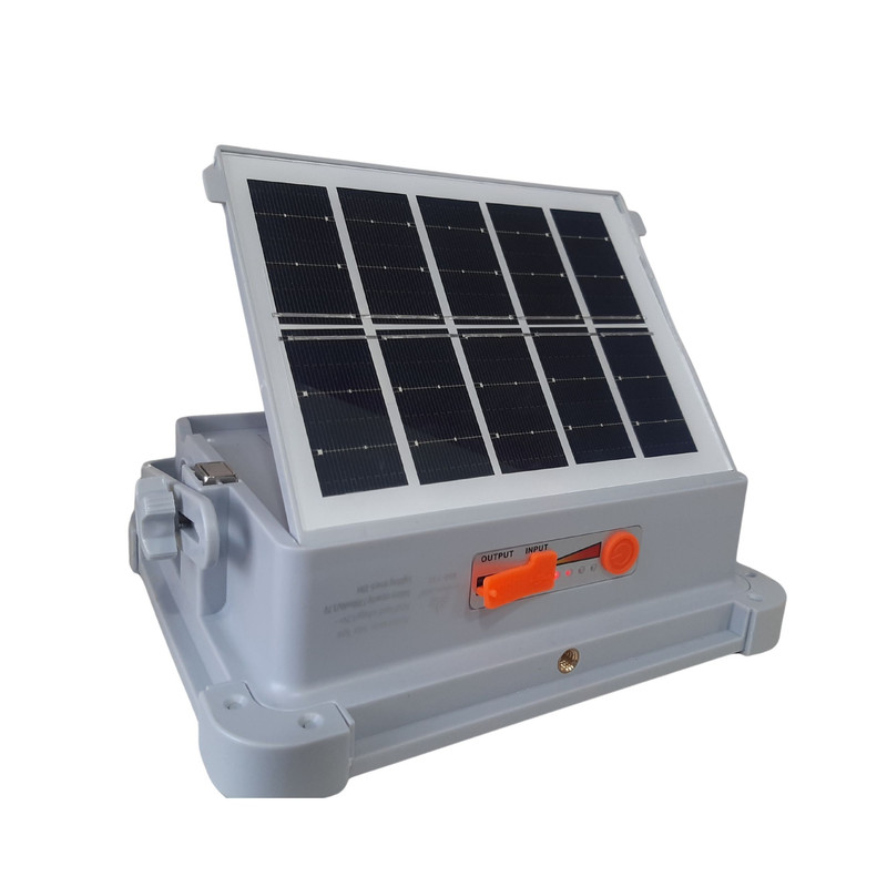 پکیج خورشیدی مدل قابل حمل کد KM-731 ظرفیت 30 وات ساعت