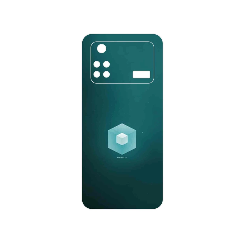 برچسب پوششی ماهوت مدل Minimal Cube icon مناسب برای گوشی موبایل شیائومی Poco M4 Pro 4G