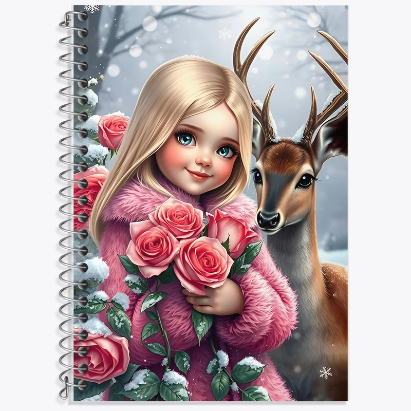 دفتر نت موسیقی 50 برگ خندالو طرح دخترانه کد F8436