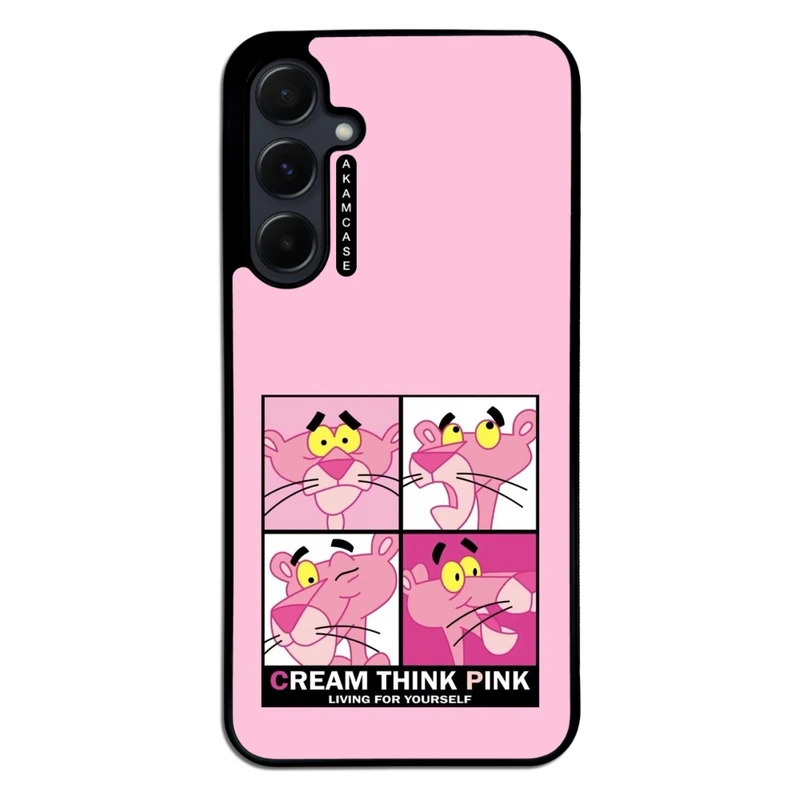 کاور آکام مدل AMC-WSGA55-PINK PANTHER15 مناسب برای گوشی موبایل سامسونگ Galaxy A55