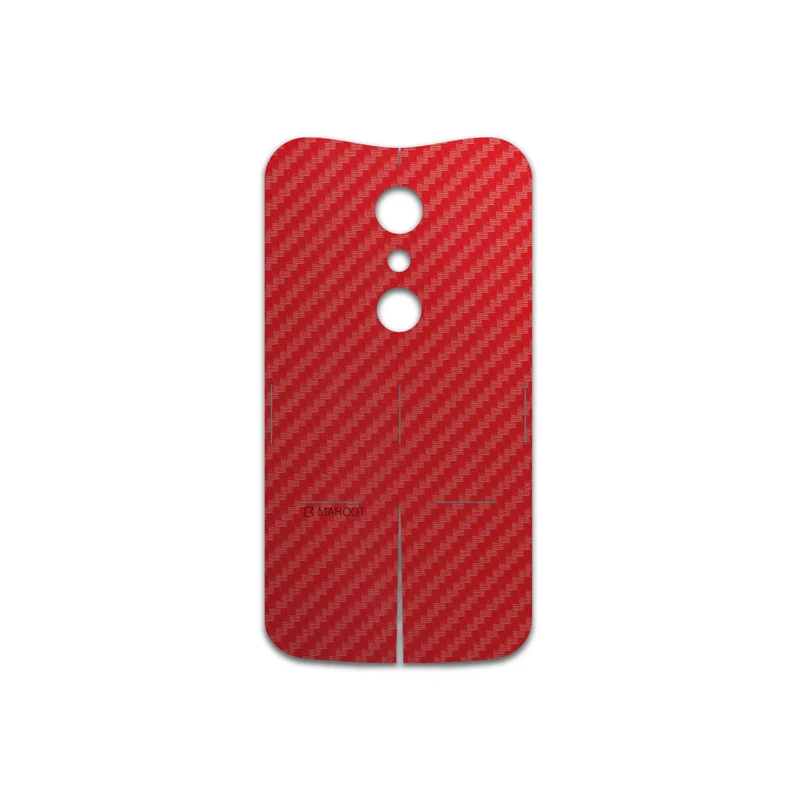 برچسب پوششی ماهوت مدل Red-Fiber مناسب برای گوشی موبایل موتورولا Moto G 2nd gen
