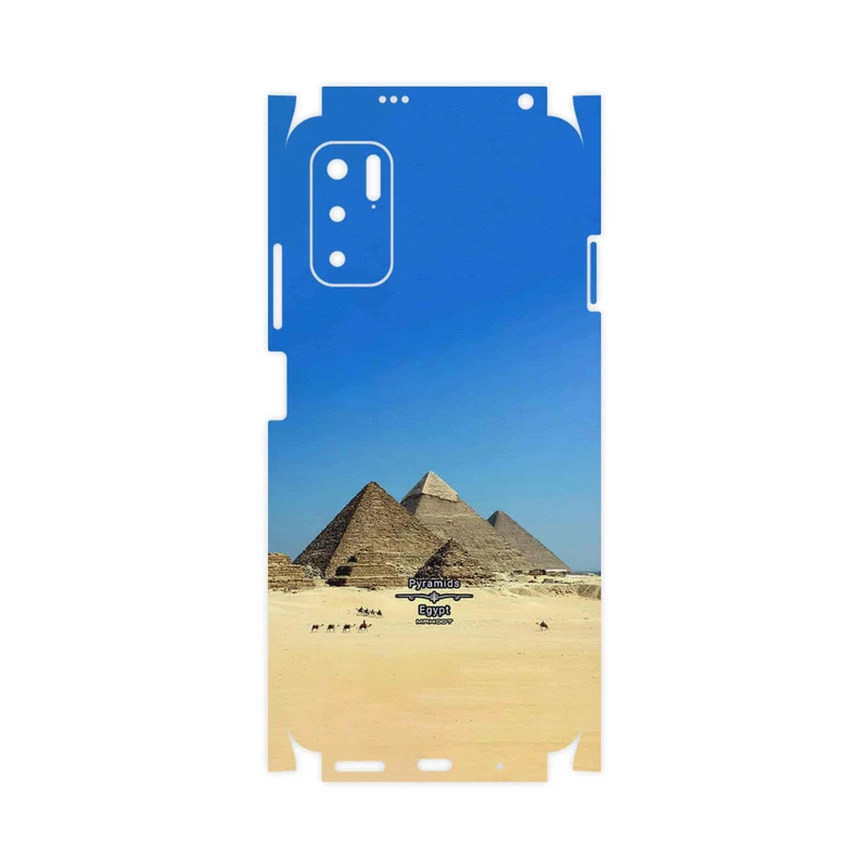 برچسب پوششی ماهوت مدل Pyramids of Egypt-FullSkin مناسب برای گوشی موبایل شیائومی Redmi Note 10 5G