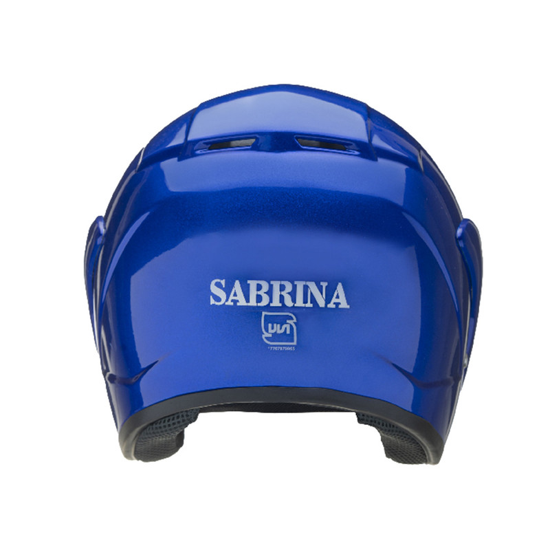 کلاه کاسکت سابرینا مدل Half Face کد Blue861