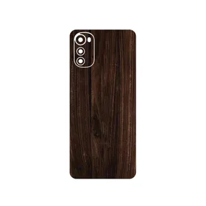MAHOOT Dark_Walnut_Wood Cover Sticker for Motorola Moto E32s